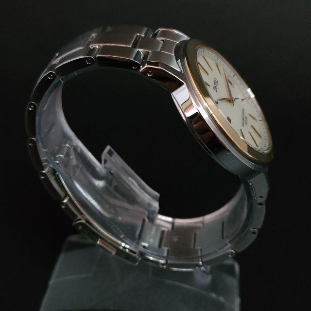 極美品【稼働品】SEIKO　セイコー　7B52　ソーラー　ゴールド　メンズ時計