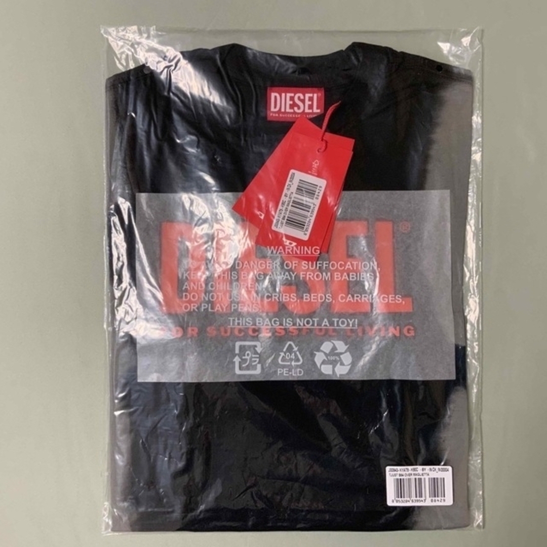 DIESEL(ディーゼル)のDIESEL　KID　タイダイ柄ロゴTシャツ　グレー/ブラック　8Y　正規品 キッズ/ベビー/マタニティのキッズ服男の子用(90cm~)(Tシャツ/カットソー)の商品写真