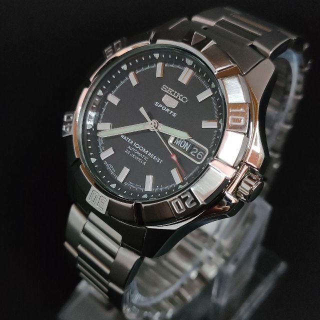 極美品【稼働品】SEIKO セイコー5 SPORTS 7S36 ブラック 自動巻 | フリマアプリ ラクマ