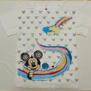 ディズニー(Disney)の新品未使用品☆ レアアイテム レディースMサイズ位 ミッキー パンク(Tシャツ(半袖/袖なし))