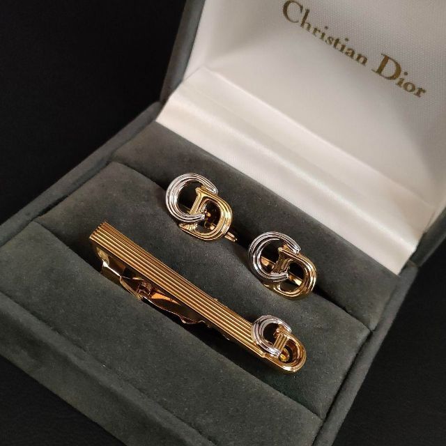 ディオール ロゴ カフス＆ネクタイピン Christian Dior