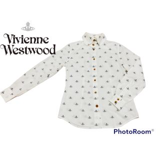 ヴィヴィアンウエストウッド(Vivienne Westwood)の専用☆ヴィヴィアンウエストウッド☆ オーブ柄　シャツ　ブラウス　レディースM(シャツ/ブラウス(長袖/七分))