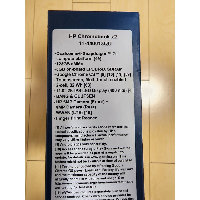 HP Chromebook x2 11-da0013QU 128GB 3
