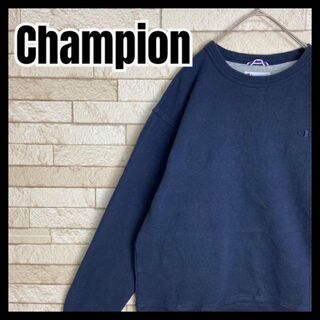 チャンピオン(Champion)のChampion 日本XL スウェット 刺繍 ワンポイント 目 スケーター 無地(スウェット)