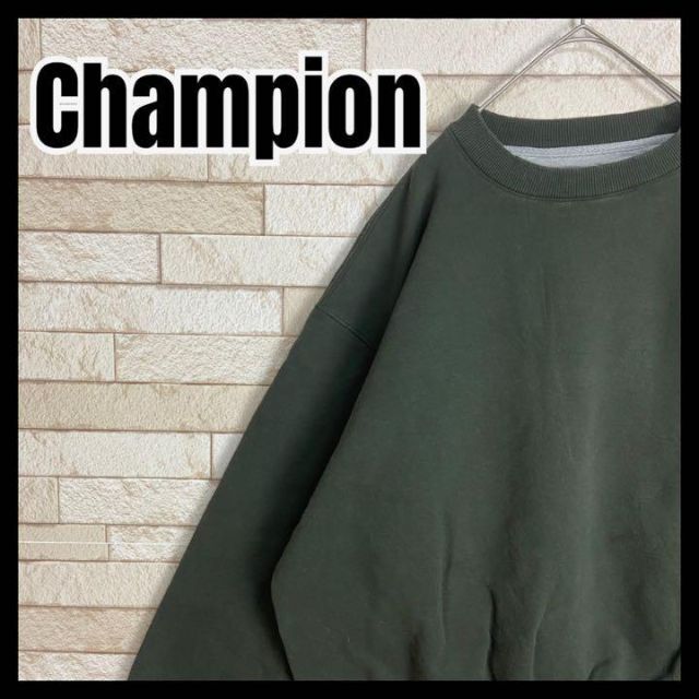 Champion(チャンピオン)の日本3XL Champion スウェット 刺繍 目 太アーム ビッグサイズ 冬 メンズのトップス(スウェット)の商品写真