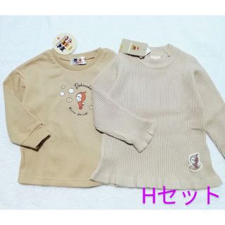 アンパンマン(アンパンマン)の新品　95cm　アンパンマン　春♡女の子トップス2枚セット　Hセット(Tシャツ/カットソー)