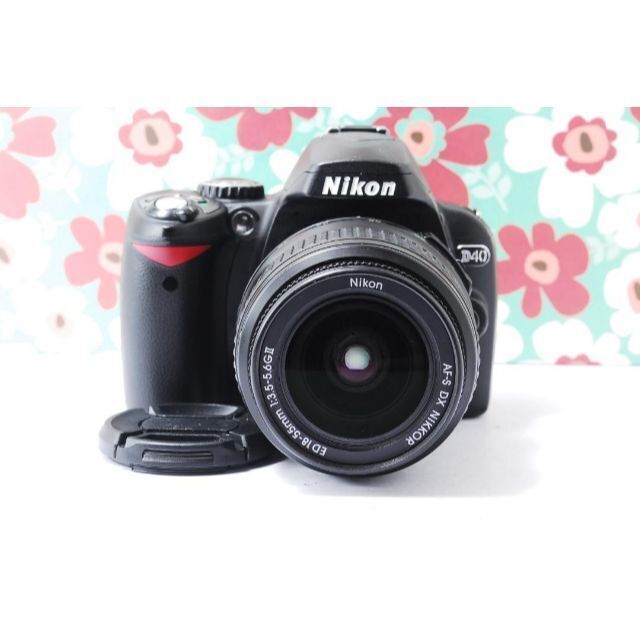 ❤️小さい軽い簡単綺麗❤Nikon Ｄ40x❤届いてすぐ使える❤️初心者お勧め❤