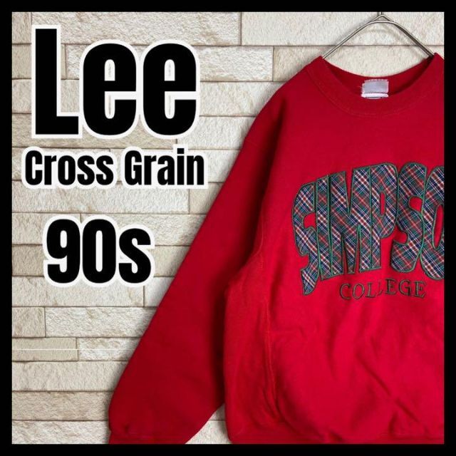 Lee(リー)の90s Lee Cross Grain スウェット リバースタイプ 刺繍 アーチ メンズのトップス(スウェット)の商品写真