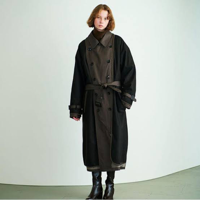 返品不可】 YOKE - Coat Trench Reversible 【yoke】21AW トレンチ