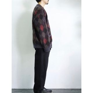 stein - 【stein】22AW KID MOHAIR ARGYLE CARDIGANの通販 by lin's