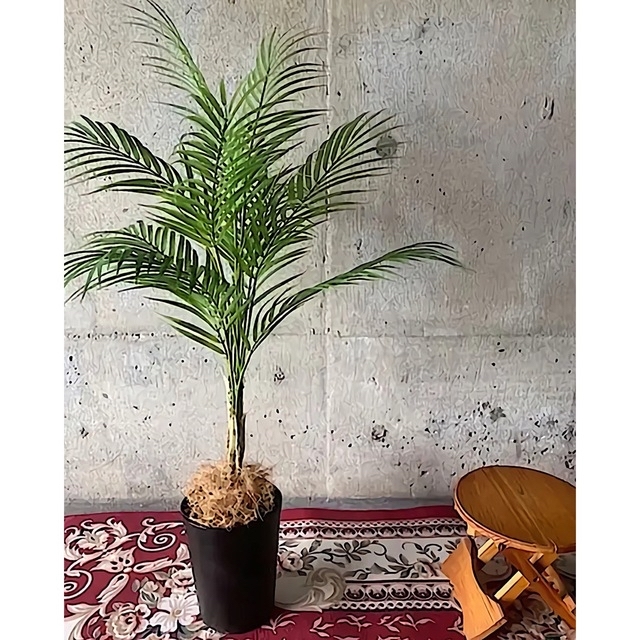 光触媒 人工観葉植物 ウォールグリーン フェイク フラワー アレカヤシ