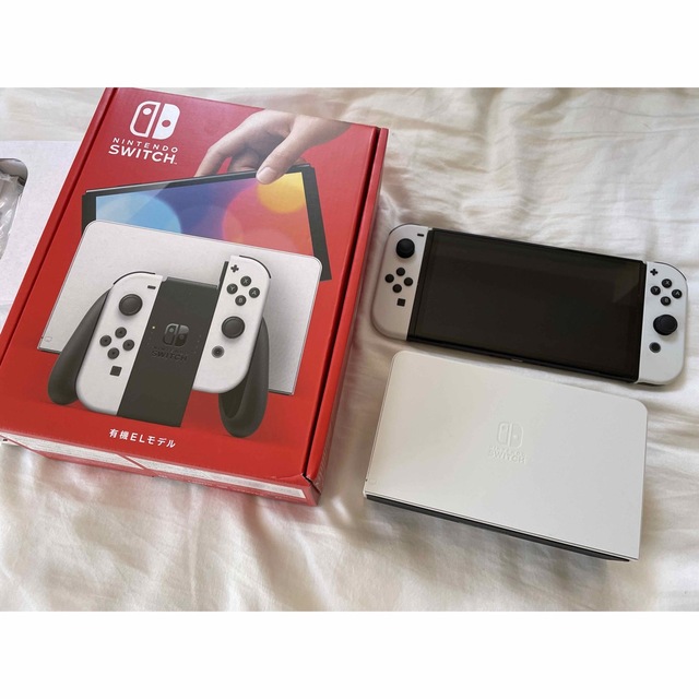 美品 Nintendo Switch有機ELモデル 本体 ホワイト 最終値下げ