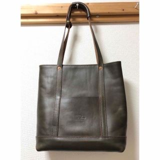 スクエアトートバッグ　butcher custom leather works