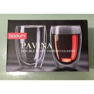 ボダム(bodum)のbodum PAVINA 4559 ウォールグラス ペア 新品(グラス/カップ)