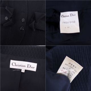 Christian Dior ディオール国内直営店購入！上質ウールジャケット9号