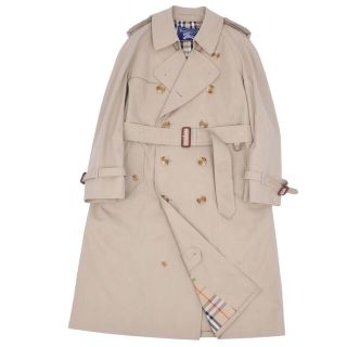 バーバリー(BURBERRY)の美品 Vintage バーバリー Burberrys コート トレンチコート コットン100％ 裏チェック アウター メンズ 92-170(M相当) ベージュ(トレンチコート)