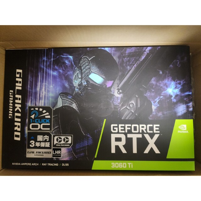 PC/タブレットGeForce RTX3060ti GALAKURO