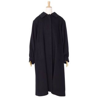 サンローラン(Saint Laurent)の美品 Vintage イヴサンローラン Yves Saint Laurent コート カシミヤ ウール ロングコート フランス製 レディース アウター 38(M相当) ブラック(その他)