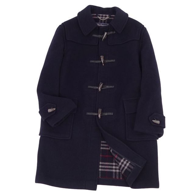 BURBERRY(バーバリー)の美品 Vintage バーバリー Burberrys コート ダッフルコート 英国製 メンズ ウール アウター 古着 44(S相当) ネイビー メンズのジャケット/アウター(その他)の商品写真