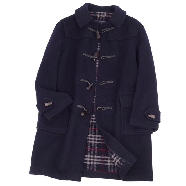 BURBERRY(バーバリー)の美品 Vintage バーバリー Burberrys コート ダッフルコート 英国製 メンズ ウール アウター 古着 44(S相当) ネイビー メンズのジャケット/アウター(その他)の商品写真