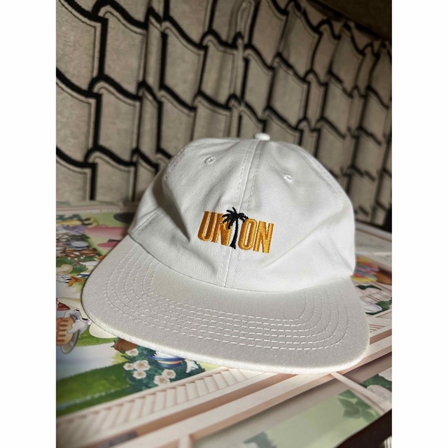 UNION  WHA GWAAN CAP ホワイト メンズの帽子(キャップ)の商品写真