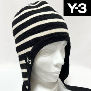 【入手困難】Y-3 ビーニー 総柄 ド派手 ブラック 4way リバーシブル