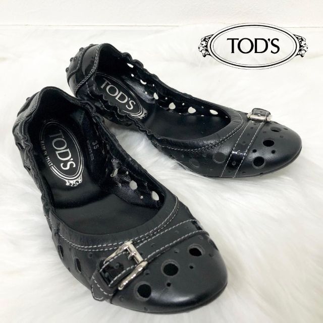 最大61%オフ! TOD'S トッズ フラットドライビングシューズ エナメル