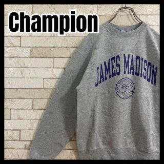 チャンピオン(Champion)のChampion スウェット カレッジ 大学 2段ロゴ オシャレ シンプル 丸首(スウェット)