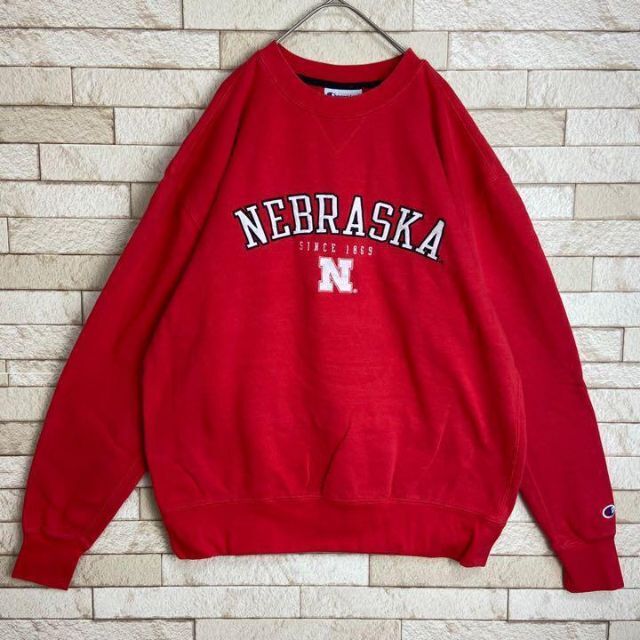 Champion(チャンピオン)のChampion Nebraska スウェット カレッジ NCAA ストリート メンズのトップス(スウェット)の商品写真