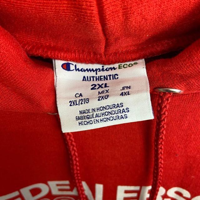 Champion(チャンピオン)のChampion パーカー 両面プリント バックデザイン ストリート スケーター メンズのトップス(パーカー)の商品写真