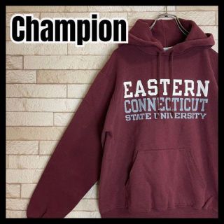 チャンピオン(Champion)のChampion パーカー カレッジ ロゴ 大学 秋 冬 赤系 ゆったり sk8(パーカー)