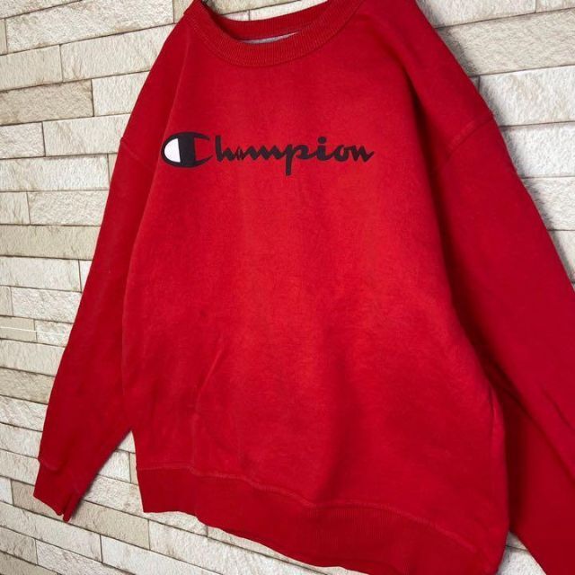 Champion(チャンピオン)のChampion スウェット 定番 ブランドロゴ シンプル スケーター ゆるダボ メンズのトップス(スウェット)の商品写真