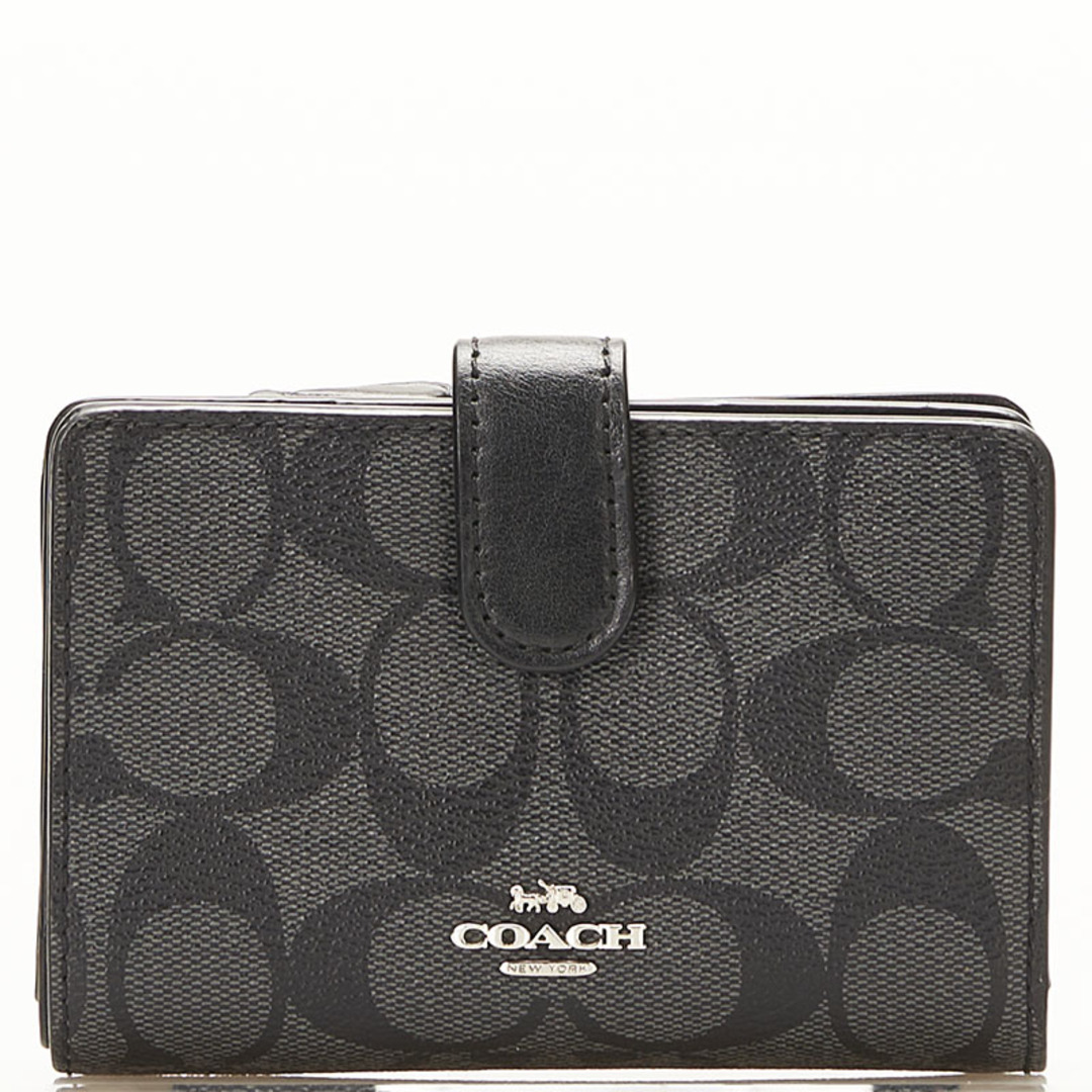 コーチ シグネチャー 二つ折り財布 コンパクトウォレット PVC レディース COACH 【1-0084796】 | フリマアプリ ラクマ