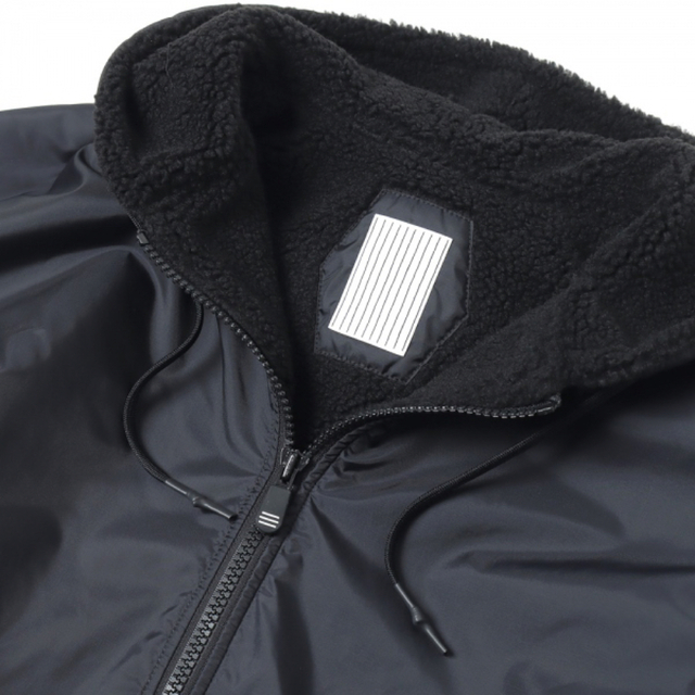 1LDK SELECT(ワンエルディーケーセレクト)のXL Stripes For Creative ベンチコート ブラック メンズのジャケット/アウター(モッズコート)の商品写真