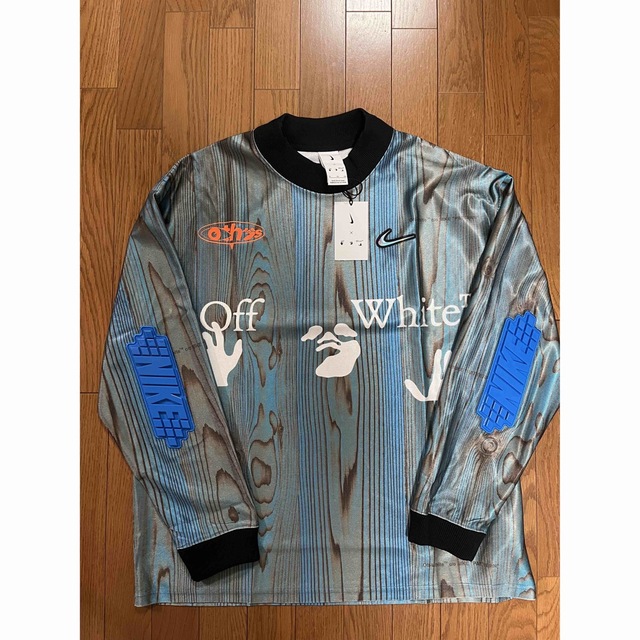 NIKE(ナイキ)のNike x Off-White Men's Jersey 001 "Blue" メンズのトップス(Tシャツ/カットソー(七分/長袖))の商品写真