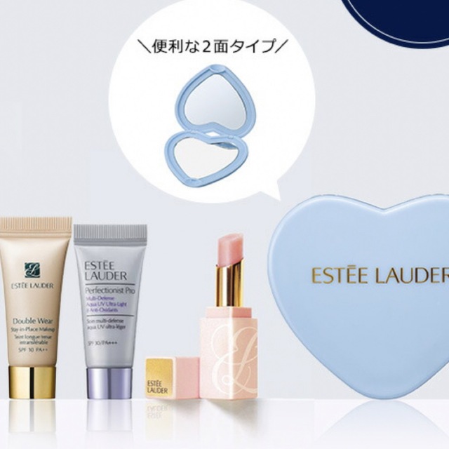 Estee Lauder(エスティローダー)のエスティローダー　ファンデーション　下地　リップ　ミラー コスメ/美容のキット/セット(サンプル/トライアルキット)の商品写真