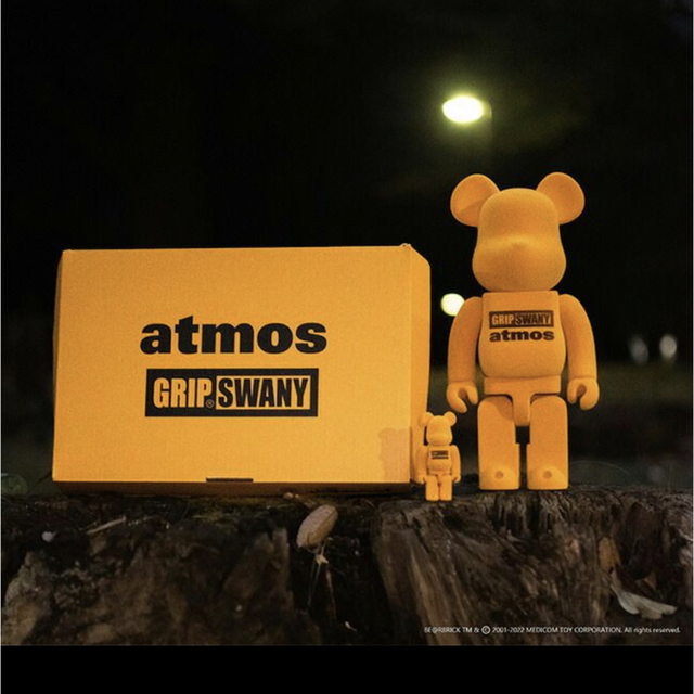 atmos - BE@RBRICK atmos×GRIP SWANY 100%&400%の通販 by ハッサン's ...