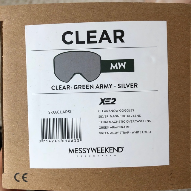 MessyWeekend CLEAR XE2 スポーツ/アウトドアのスノーボード(アクセサリー)の商品写真