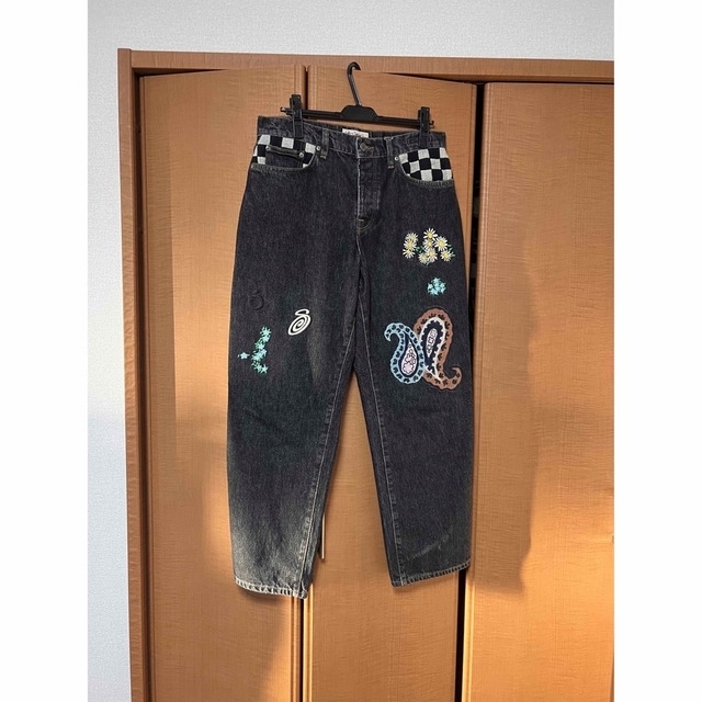 23SS STUSSY STENCIL CANVAS BIG OL´ JEANS-