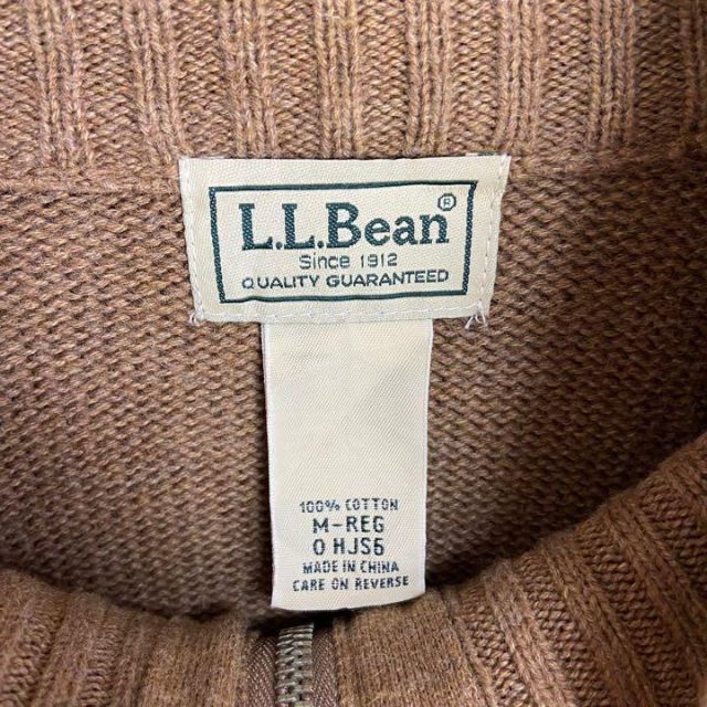 L.L.Bean(エルエルビーン)のL.L.Bean フルジップ ニット セーター ブルゾン アウトドア 冬 レア メンズのトップス(ジャージ)の商品写真