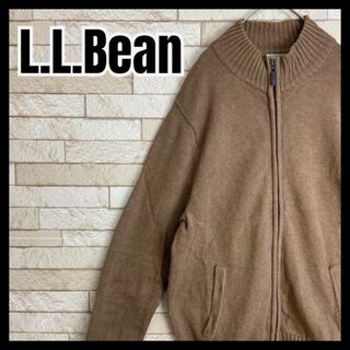 エルエルビーン(L.L.Bean)のL.L.Bean フルジップ ニット セーター ブルゾン アウトドア 冬 レア(ジャージ)