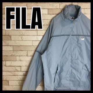 フィラ(FILA)のFILA ナイロン マウンテン ジャケット 刺繍 バックロゴ 古着 ストリート(ナイロンジャケット)