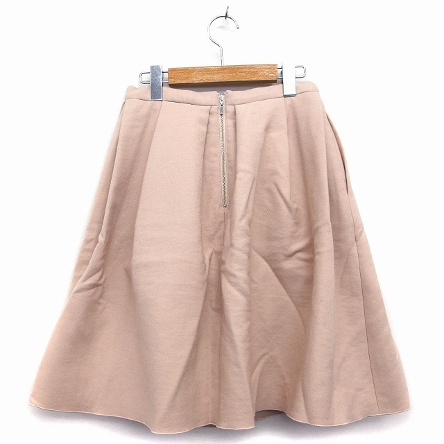 M-premier(エムプルミエ)のエムプルミエ M-Premier フレア スカート 膝丈 総柄 タック ウール混 レディースのスカート(ひざ丈スカート)の商品写真