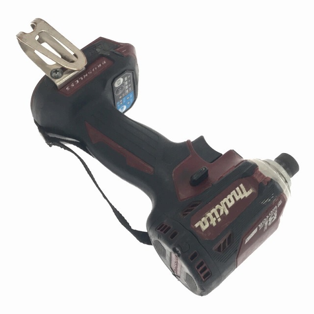 Makita(マキタ)の☆中古品☆makita マキタ 18V 充電式インパクトドライバ TD171D 本体のみ 赤/オーセンティックレッド 63361 自動車/バイクのバイク(工具)の商品写真