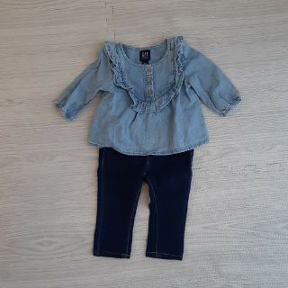 ベビーギャップ(babyGAP)のデニムコーデセット　gapbaby　アカチャンホンポ(シャツ/カットソー)