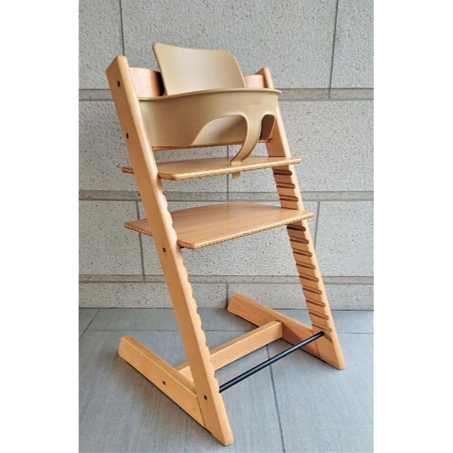 Stokke(ストッケ)の【良品】ストッケ　トリップトラップ　ベビーセット付　NO.3～ キッズ/ベビー/マタニティの寝具/家具(その他)の商品写真