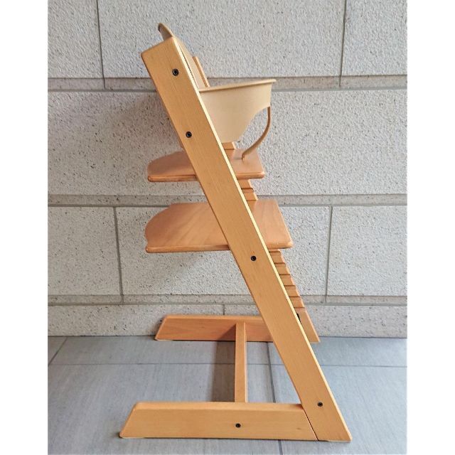 Stokke(ストッケ)の【良品】ストッケ　トリップトラップ　ベビーセット付　NO.3～ キッズ/ベビー/マタニティの寝具/家具(その他)の商品写真