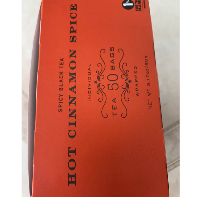 DEAN & DELUCA(ディーンアンドデルーカ)のHarney & Sons ホット シナモン スパイス 50個入り 食品/飲料/酒の飲料(茶)の商品写真