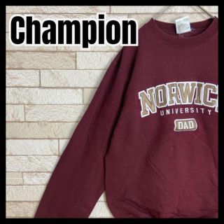 チャンピオン(Champion)のChampion スウェット カレッジ 大学 刺繍 ワッペン アーチロゴ 冬(スウェット)