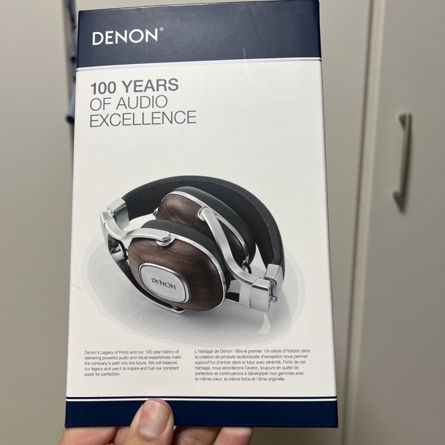 DENON(デノン)のデノン ヘッドホン MUSIC MANIAC AH-MM400（美品） スマホ/家電/カメラのオーディオ機器(ヘッドフォン/イヤフォン)の商品写真